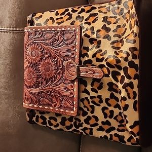 American Darling BRAND NEW WITH TAGS HIDE ON HAIR TOOLED LEATHER CARRY CONCEAL